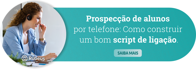 Prospecção de alunos por telefone - Rubeus