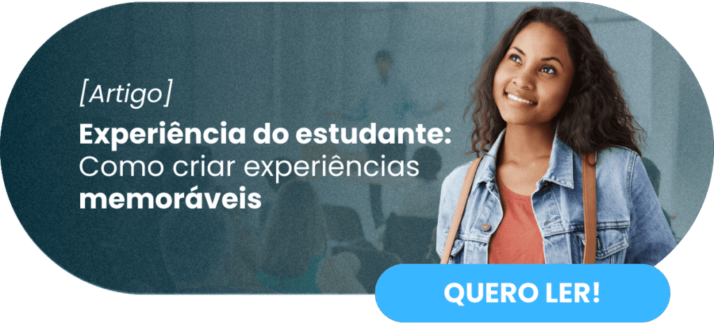 A atenção aos alunos não deve se limitar à sala de aula, precisa englobar toda a jornada acadêmica, oferecendo a melhor experiência de aprendizagem. Para isso, a instituição precisa aprimorar a sua comunicação e agir proativamente, se adaptando às necessidades e desejos dos estudantes, estando pronta para incorporar novas metodologias e tecnologias ao processo de ensino-aprendizagem.
