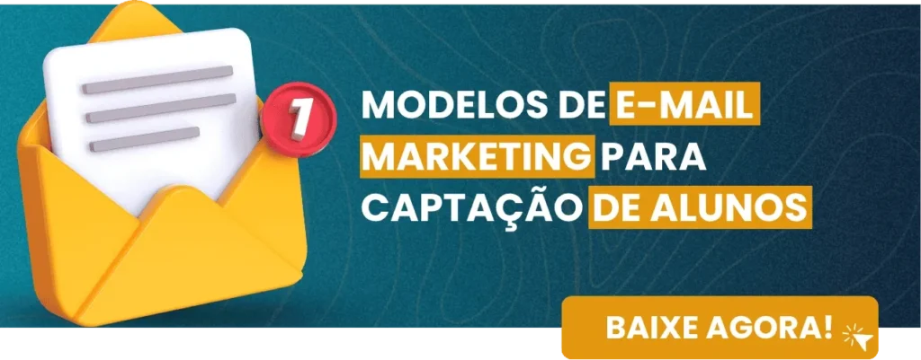 Material - Modelos de e-mail marketing para captação de alunos - Rubeus