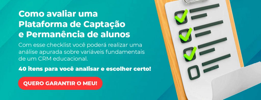 [Checklist] Como avaliar uma Plataforma de Captação e Permanência de alunos - Rubeus