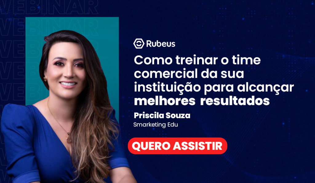 Webinar: Como treinar o time comercial da sua instituição para alcançar melhores resultados