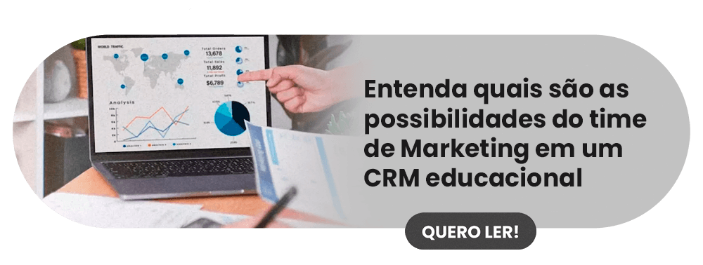 
Entenda quais são as possibilidades do time de Marketing em um CRM educacional - Rubeus