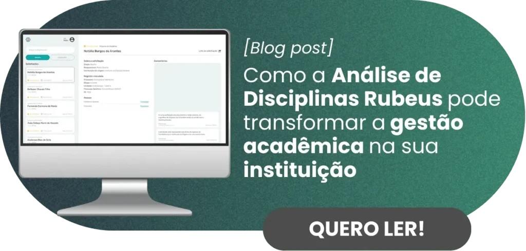 CTA - Análise de Disciplinas Rubeus