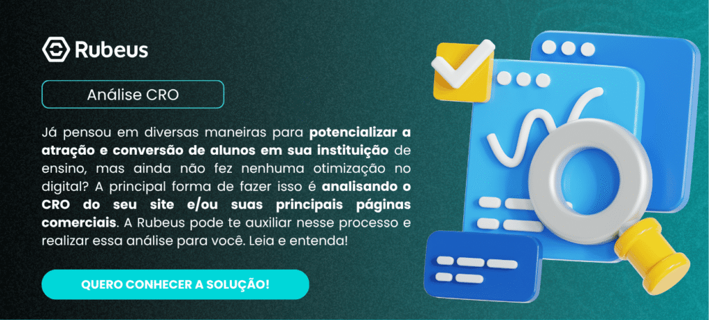 CRO para instituições de ensino - Rubeus